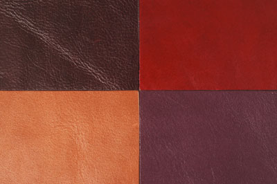 Vegetable-tanned durable leather wall tiles